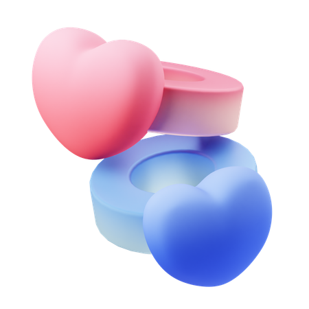 Wedding ring  3D Icon