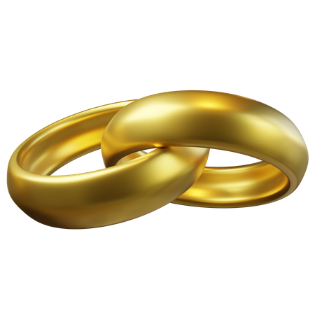 Wedding Ring  3D Icon