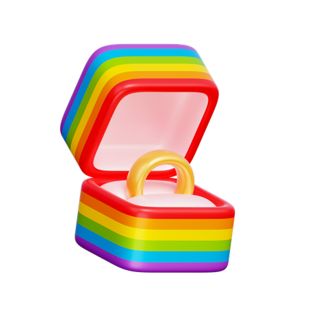 Wedding Ring  3D Icon