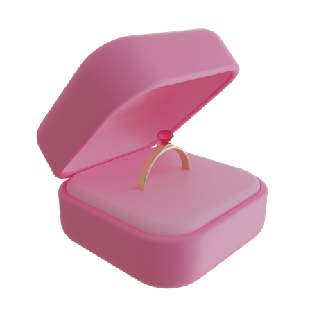 Wedding Ring  3D Icon