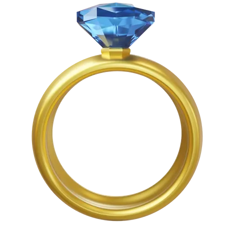 Wedding Ring  3D Icon