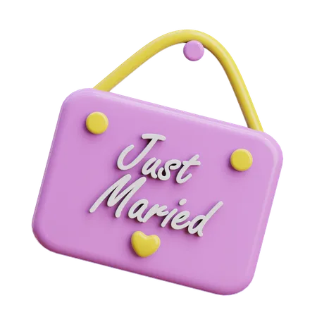 Wedding Sign  3D Icon