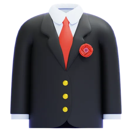 Wedding Suit  3D Icon