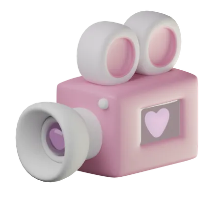 Wedding Video Camera  3D Icon