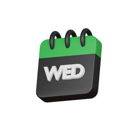 Wednesday  3D Icon
