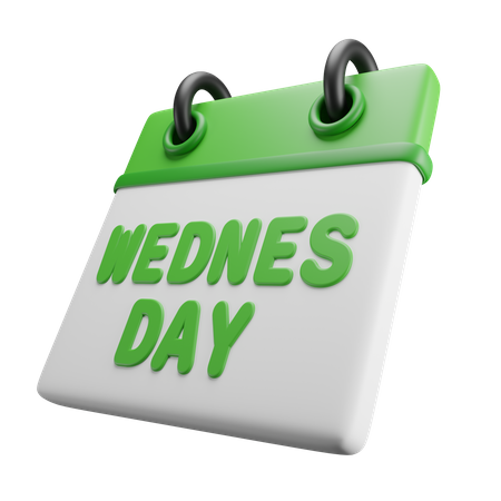 Wednesday  3D Icon