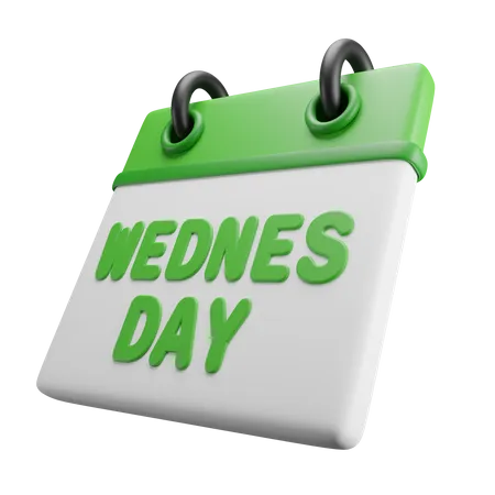 Wednesday  3D Icon