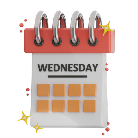 Wednesday  3D Icon