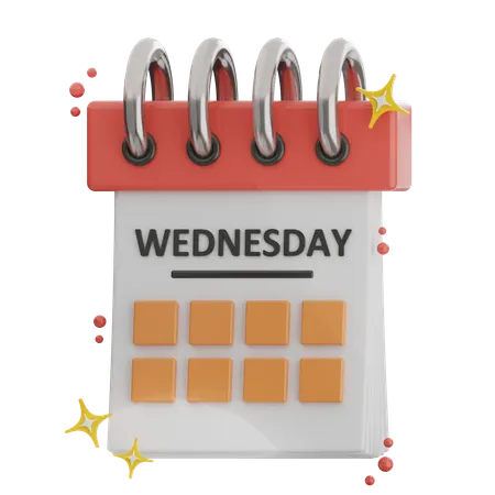 Wednesday  3D Icon