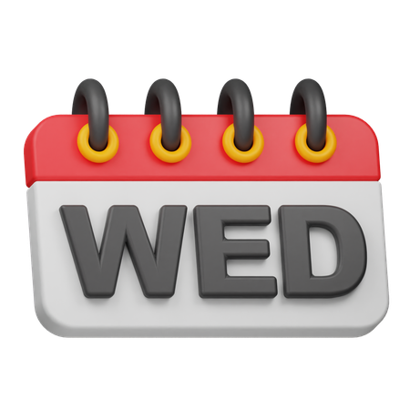 Wednesday  3D Icon