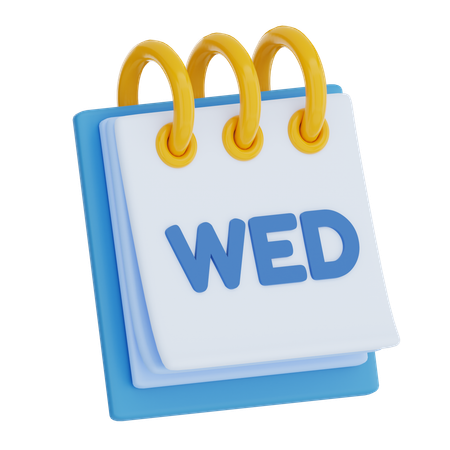 Wednesday  3D Icon