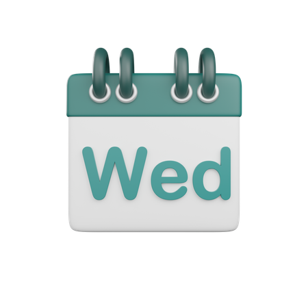 Wednesday  3D Icon