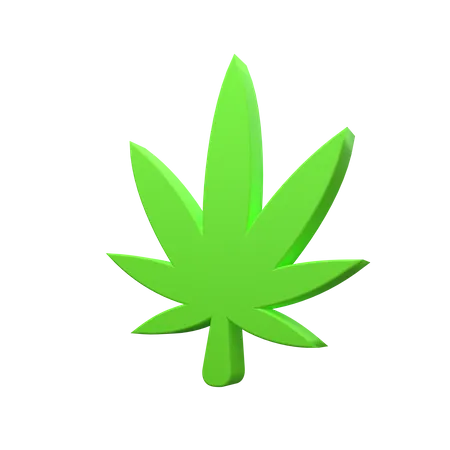 Weed  3D Icon