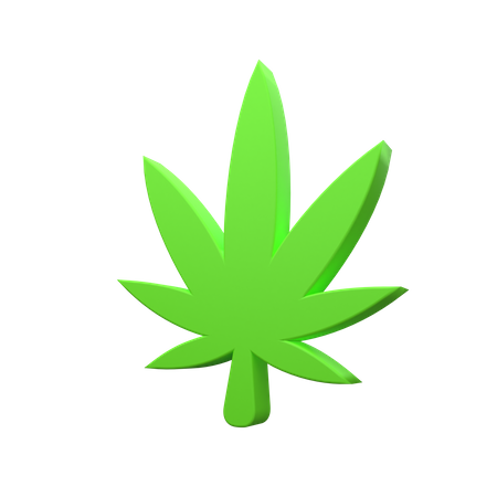 Weed  3D Icon