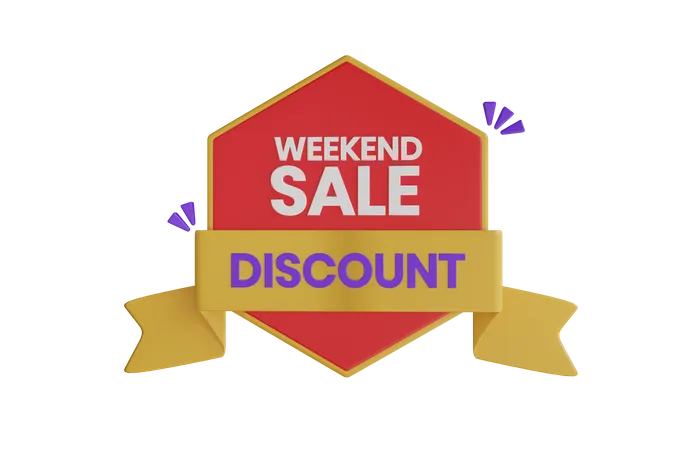 Remise sur les soldes du week-end  3D Icon