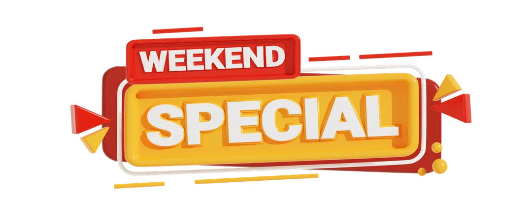 Weekend Special  3D Icon