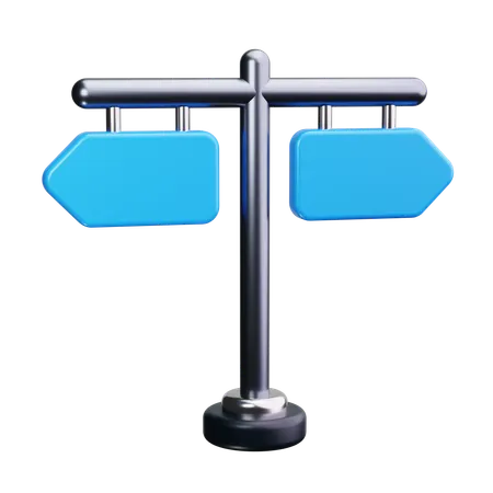 Wegweiser  3D Icon