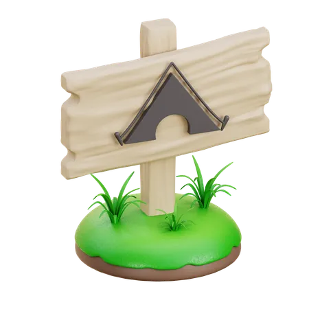 Wegweiser  3D Icon