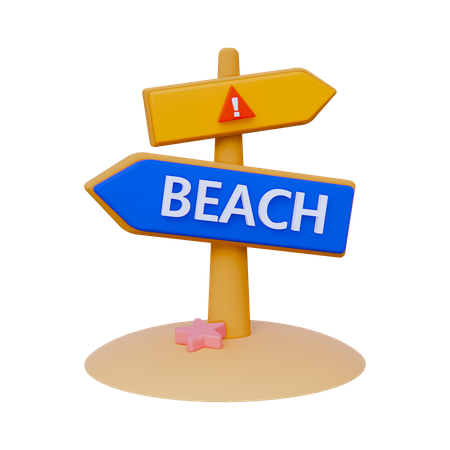 Wegweiser  3D Icon