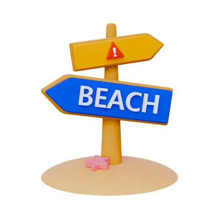 Wegweiser  3D Icon