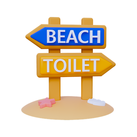 Wegweiser  3D Icon