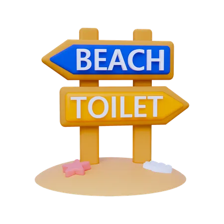 Wegweiser  3D Icon