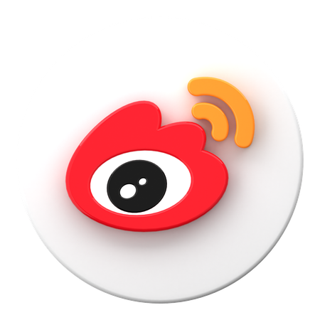 Weibo  3D Icon