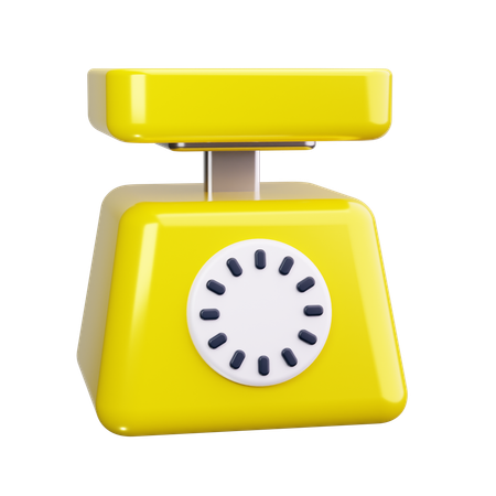 Weighing Scale  3D Icon