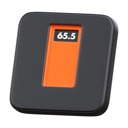 Weighing Scale Digital  3D Icon