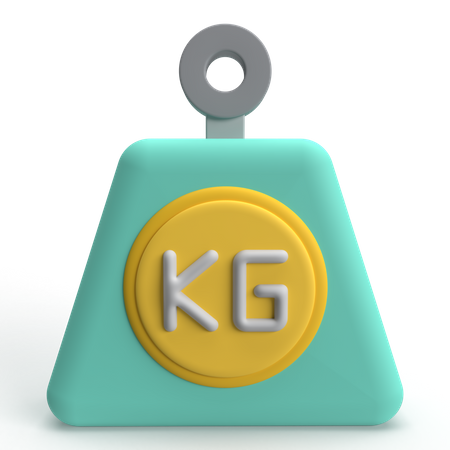 Weight  3D Icon