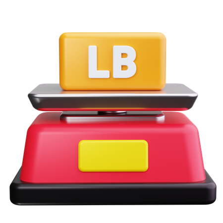 Weight  3D Icon