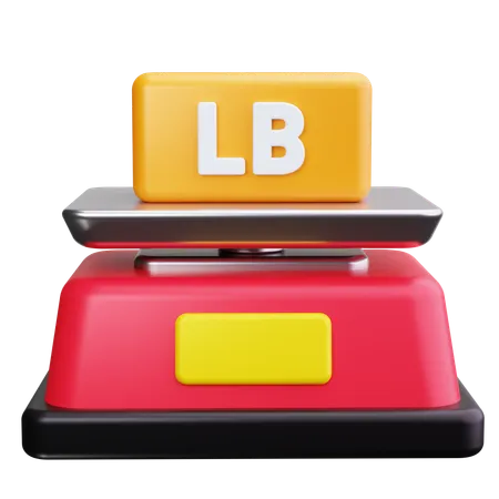 Weight  3D Icon