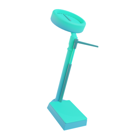 Weight And Height Machine  3D Icon