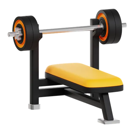 Weight Bench  3D Icon