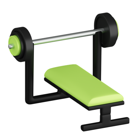 Weight Bench  3D Icon