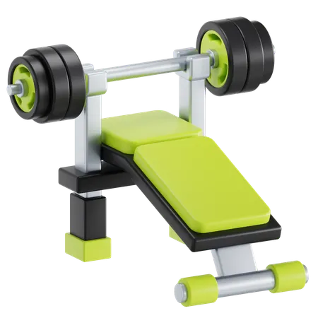 Weight bench  3D Icon