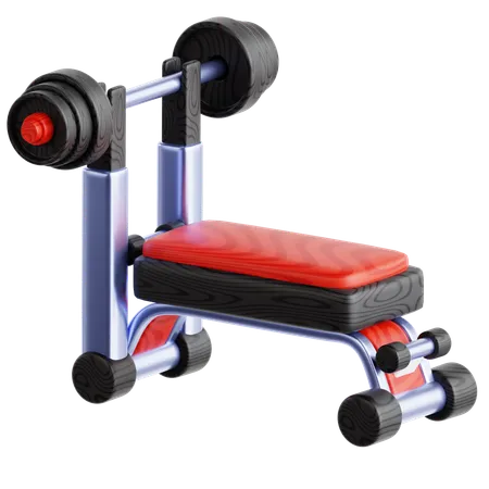 Weight Bench  3D Icon