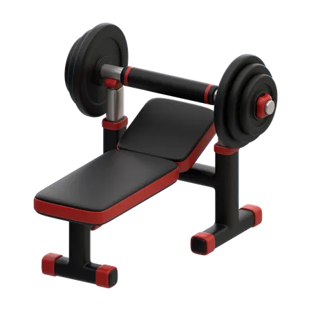 Weight Bench  3D Icon