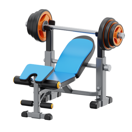 Weight Bench  3D Icon