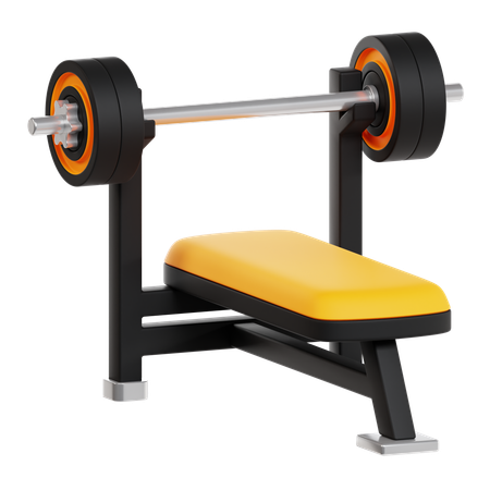 Weight Bench  3D Icon