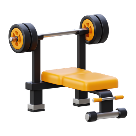 Weight Bench  3D Icon