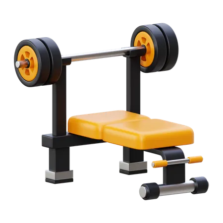 Weight Bench  3D Icon