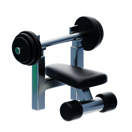 Weight Bench  3D Icon