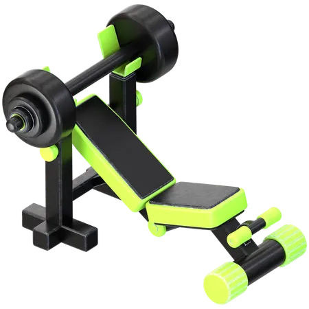 Weight Bench  3D Icon