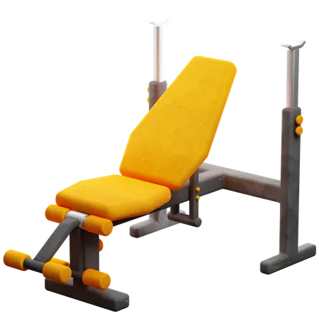 Weight Bench  3D Icon