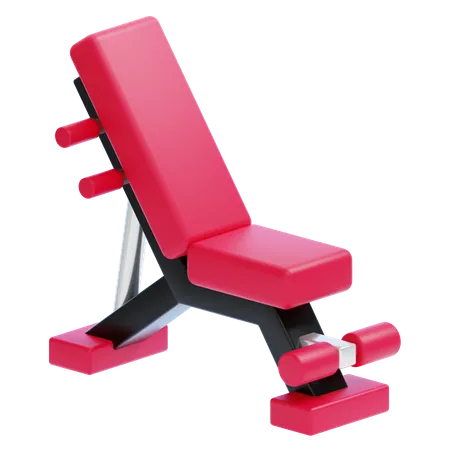 Weight Bench  3D Icon