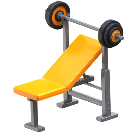 Weight Bench  3D Icon