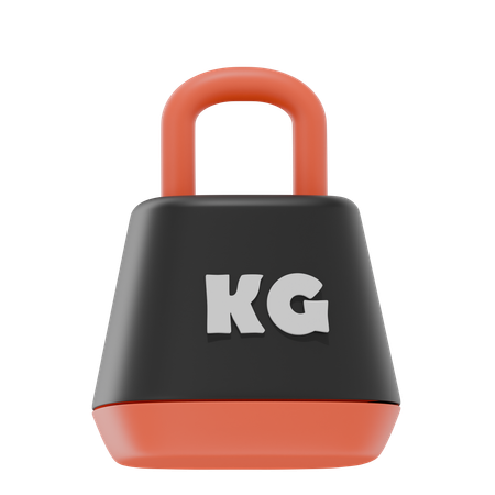 Weight Kg  3D Icon