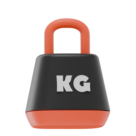 Weight Kg  3D Icon