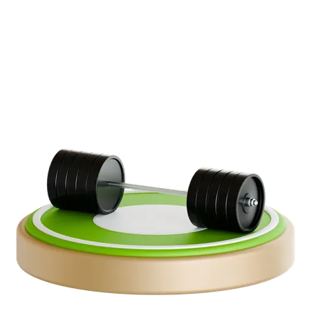 Weight lifting  3D Icon